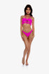 Luli Fama Amazonia Drawstring Halter Peek A Boo Cropped Top